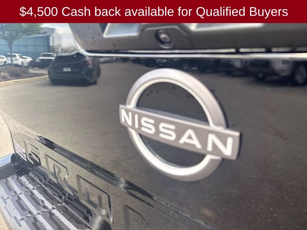 2026 Super Black Nissan Frontier SV 4X4 Truck