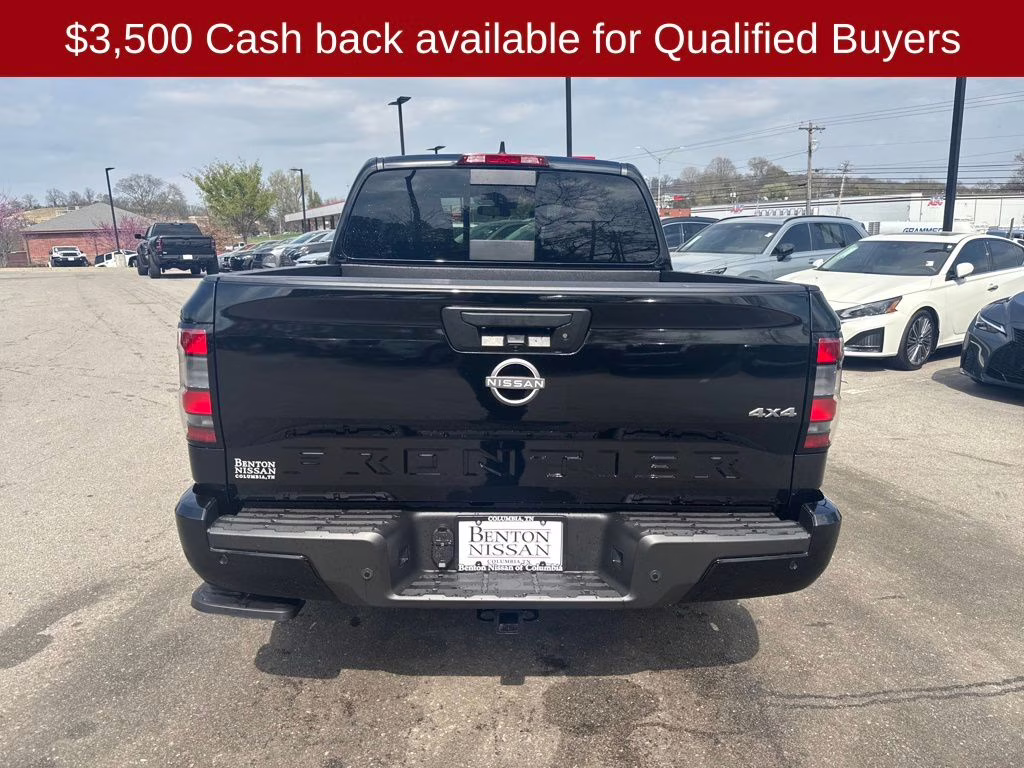 2026 Super Black Nissan Frontier SV 4X4 Truck