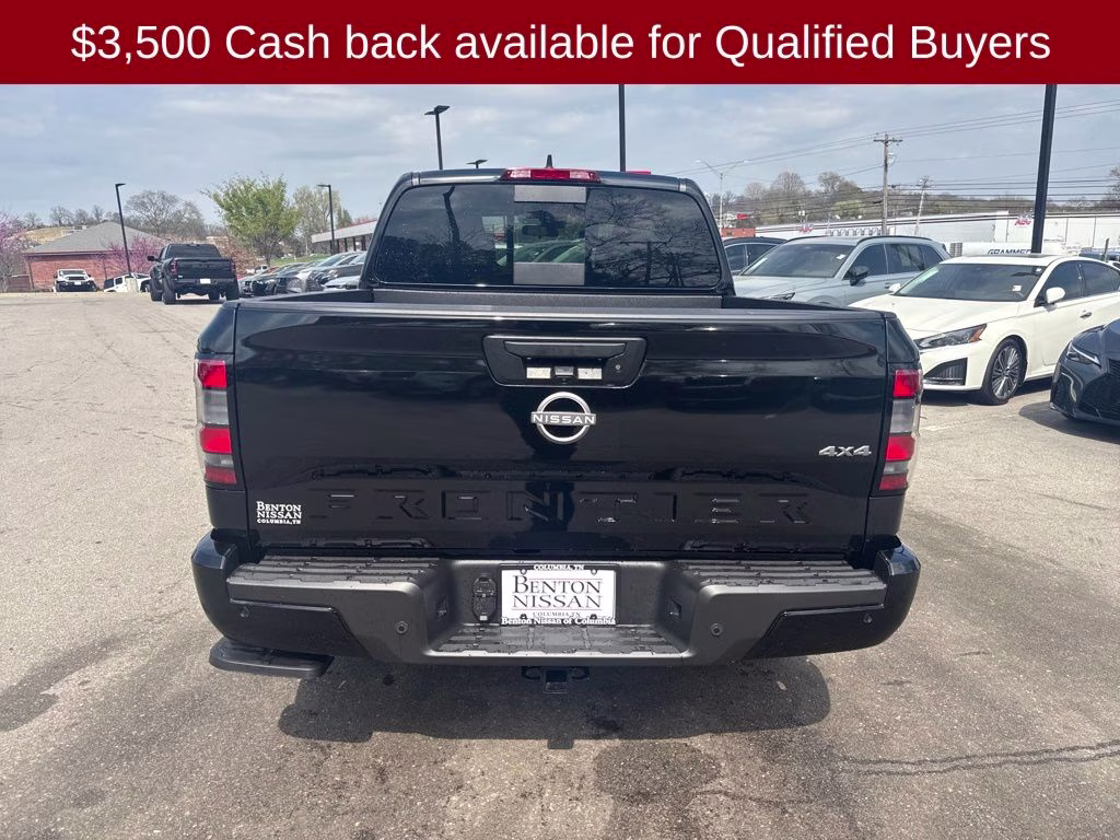 2026 Super Black Nissan Frontier SV 4X4 Truck