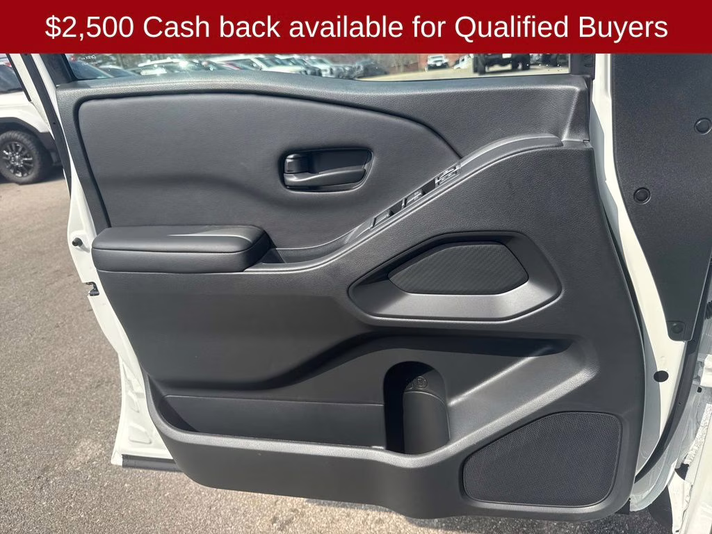 2026 Glacier White Nissan Frontier S 4X4 Truck