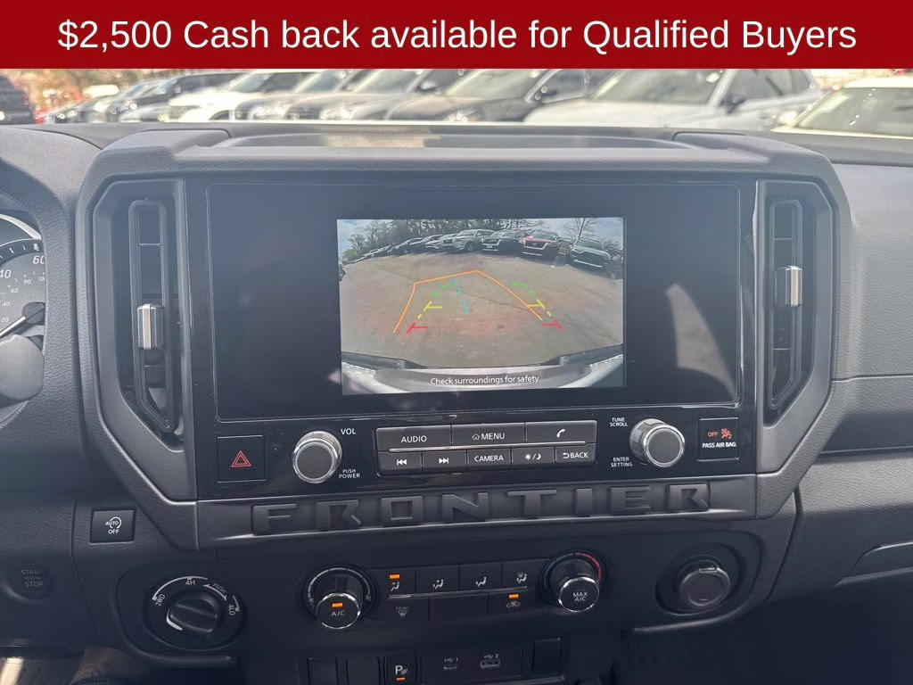 2026 Glacier White Nissan Frontier S 4X4 Truck