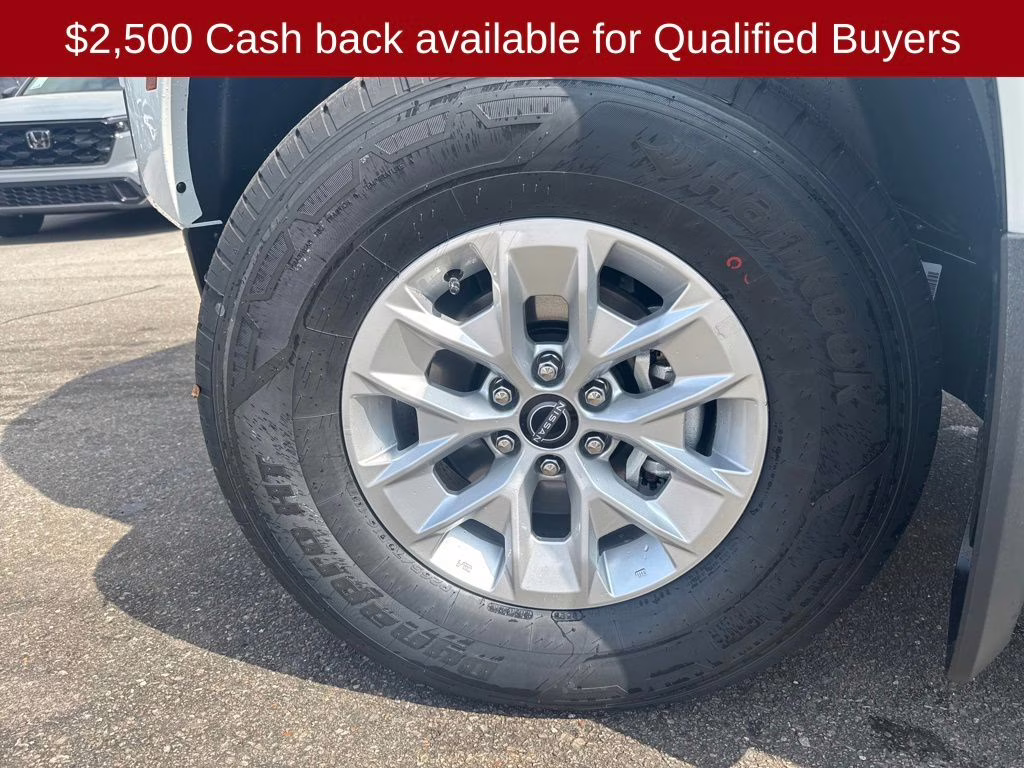 2026 Glacier White Nissan Frontier S 4X4 Truck