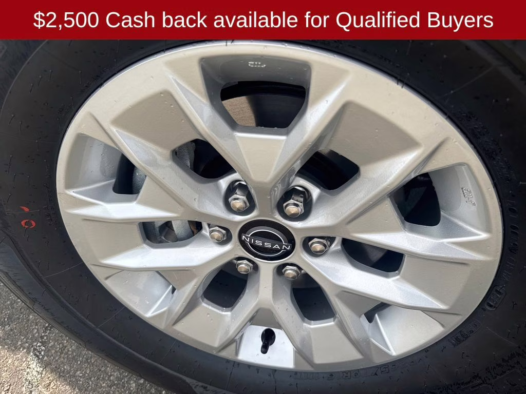 2026 Glacier White Nissan Frontier S 4X4 Truck