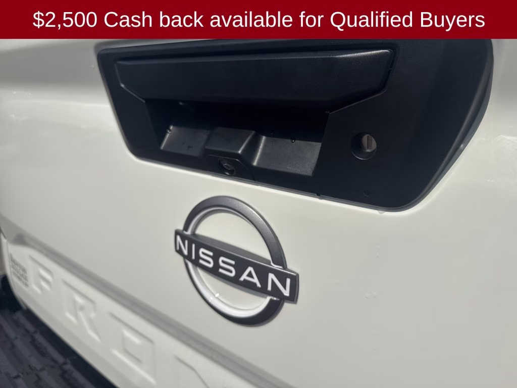 2026 Glacier White Nissan Frontier S 4X4 Truck