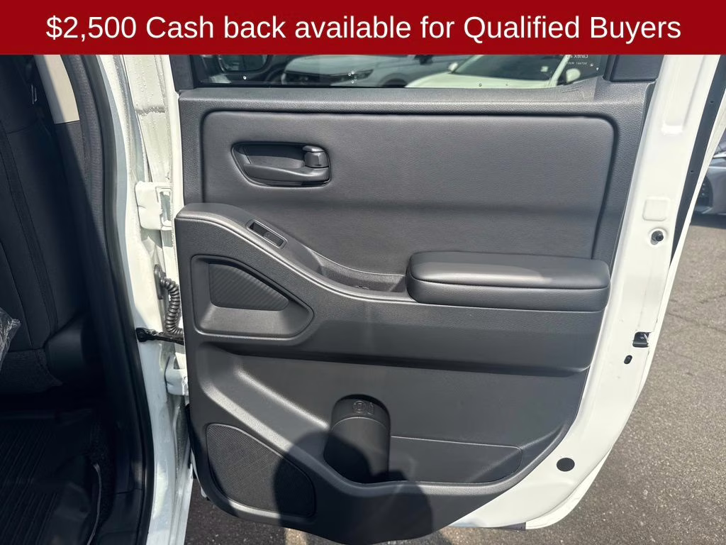 2026 Glacier White Nissan Frontier S 4X4 Truck