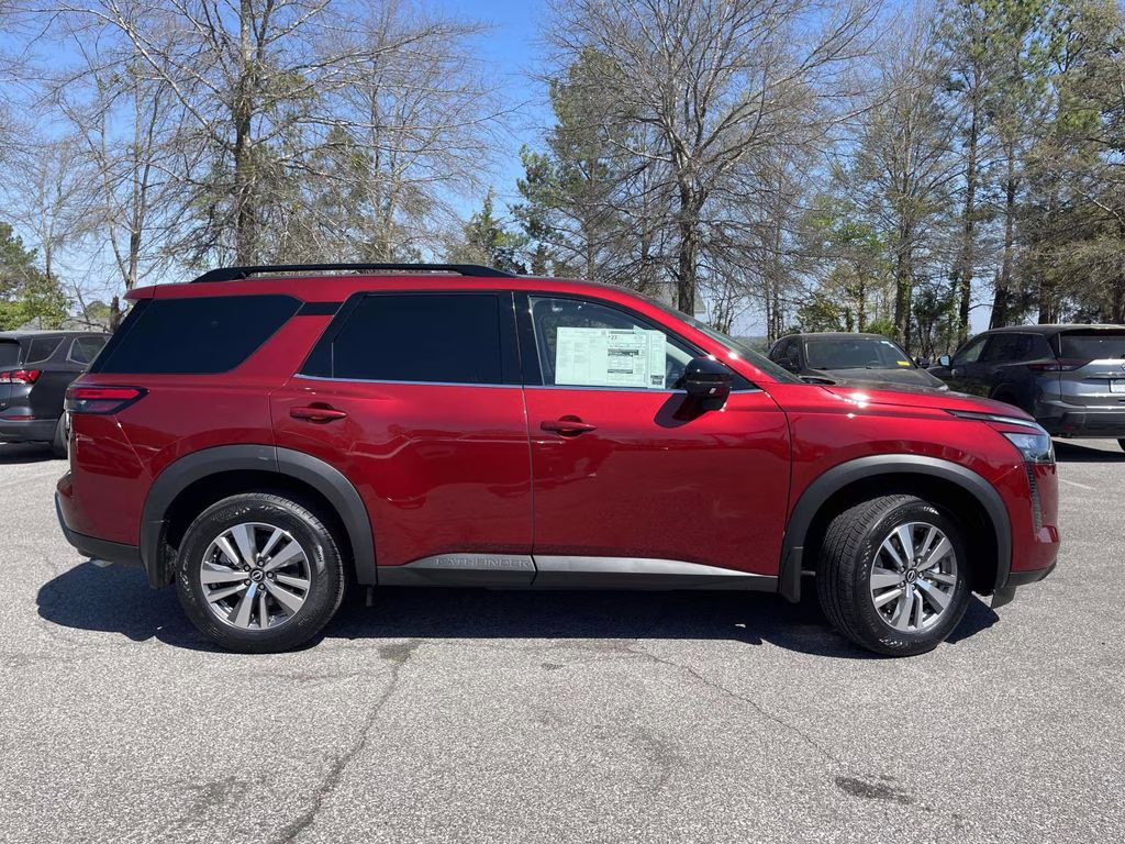 2026 Scarlet Ember Tintcoat Nissan Pathfinder SL FWD SUV
