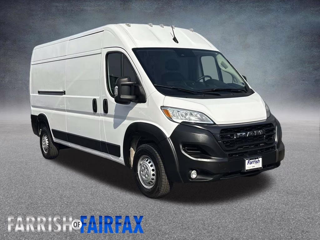 2025 Bright White Clearcoat Ram ProMaster 2500 High Roof FWD Van