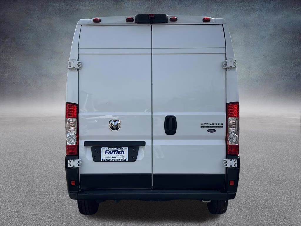 2025 Bright White Clearcoat Ram ProMaster 2500 High Roof FWD Van