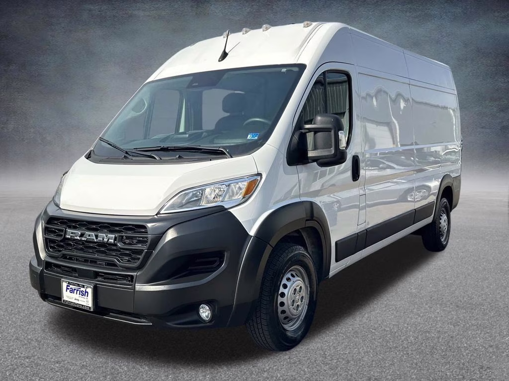2025 Bright White Clearcoat Ram ProMaster 2500 High Roof FWD Van