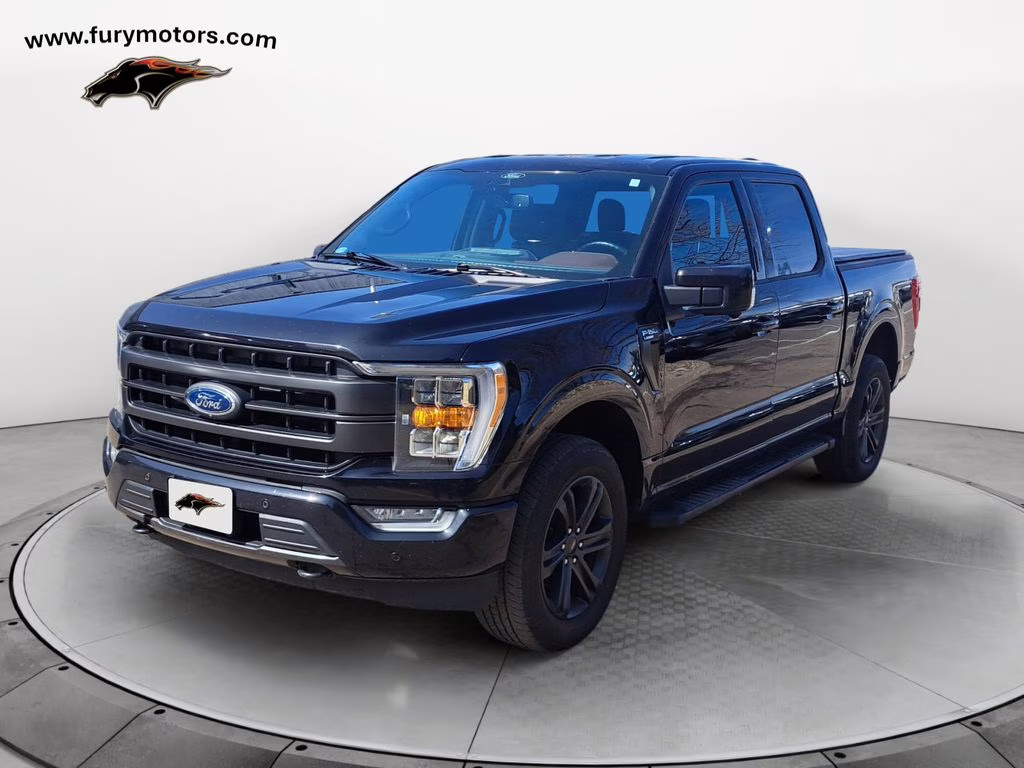 2021 Agate Black Metallic Ford F-150 Lariat Sport w/B&O Sound & Co-Pilot 360 4X4 Truck