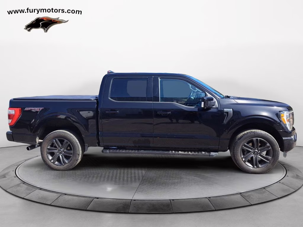 2021 Agate Black Metallic Ford F-150 Lariat Sport w/B&O Sound & Co-Pilot 360 4X4 Truck