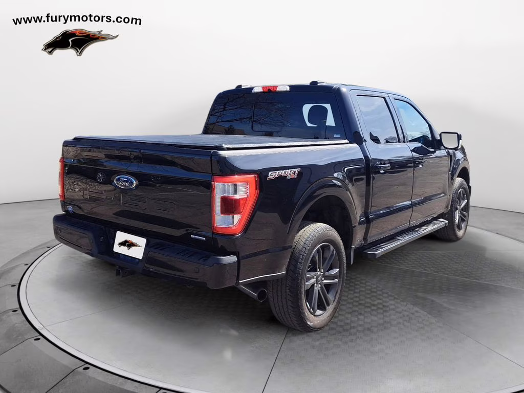 2021 Agate Black Metallic Ford F-150 Lariat Sport w/B&O Sound & Co-Pilot 360 4X4 Truck