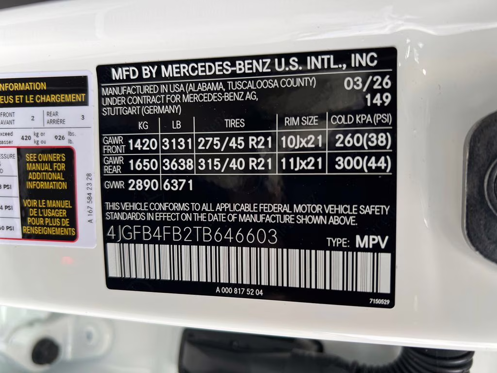 2026 225/149white Mercedes-Benz GLE GLE 350 AWD SUV