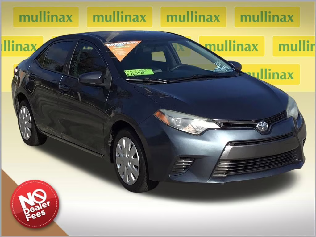 2015 Slate Metallic Toyota Corolla LE FWD Sedan