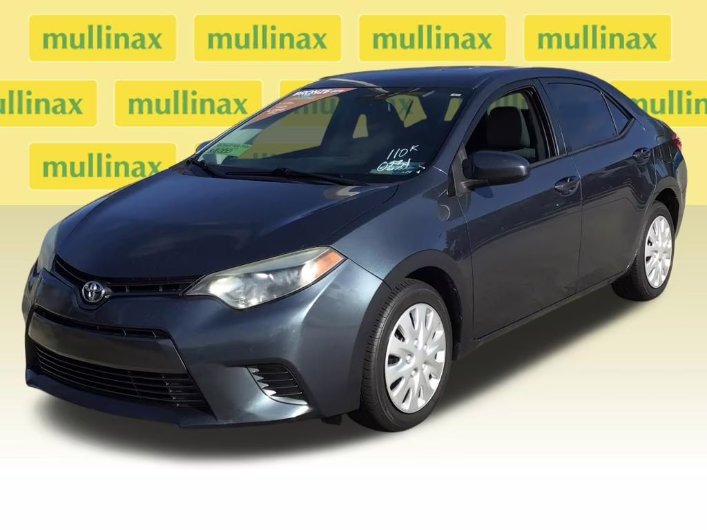2015 Slate Metallic Toyota Corolla LE FWD Sedan