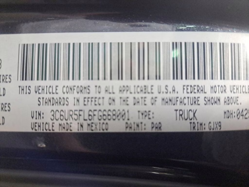 2015 Maximum Steel Metallic Clearcoat Ram 2500 Laramie w/Cold Weather & Snow Plow Prep Pkgs 4X4 Truck