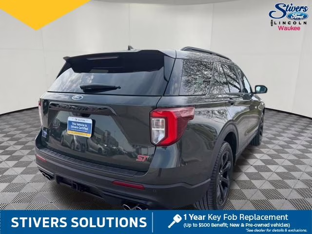 2024 Forged Green Metallic Ford Explorer ST 4X4 SUV