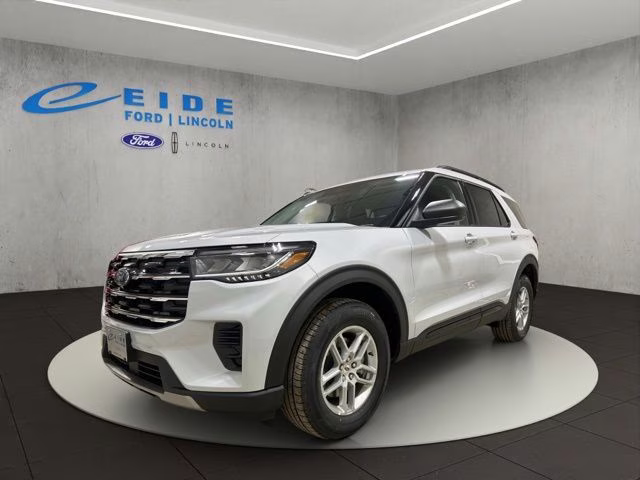 2026 Space White Metallic Ford Explorer Active 4X4 SUV