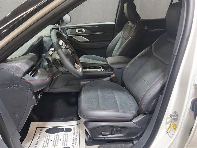 2026 Star White Metallic Tri-Coat Ford Explorer ST 4X4 SUV