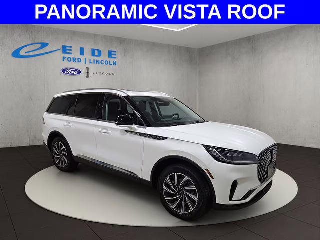 2026 Pristine White Metallic Tri-Coat Lincoln Aviator Premiere AWD SUV