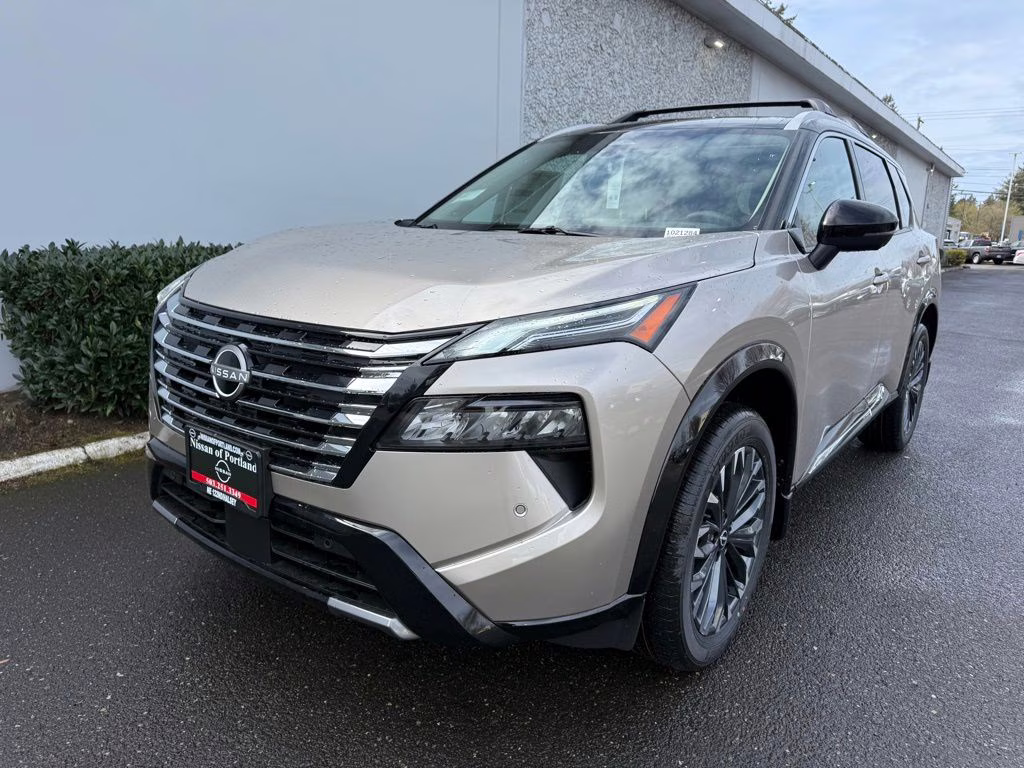 2026 Champagne Silver Metallic Nissan Rogue Platinum AWD SUV