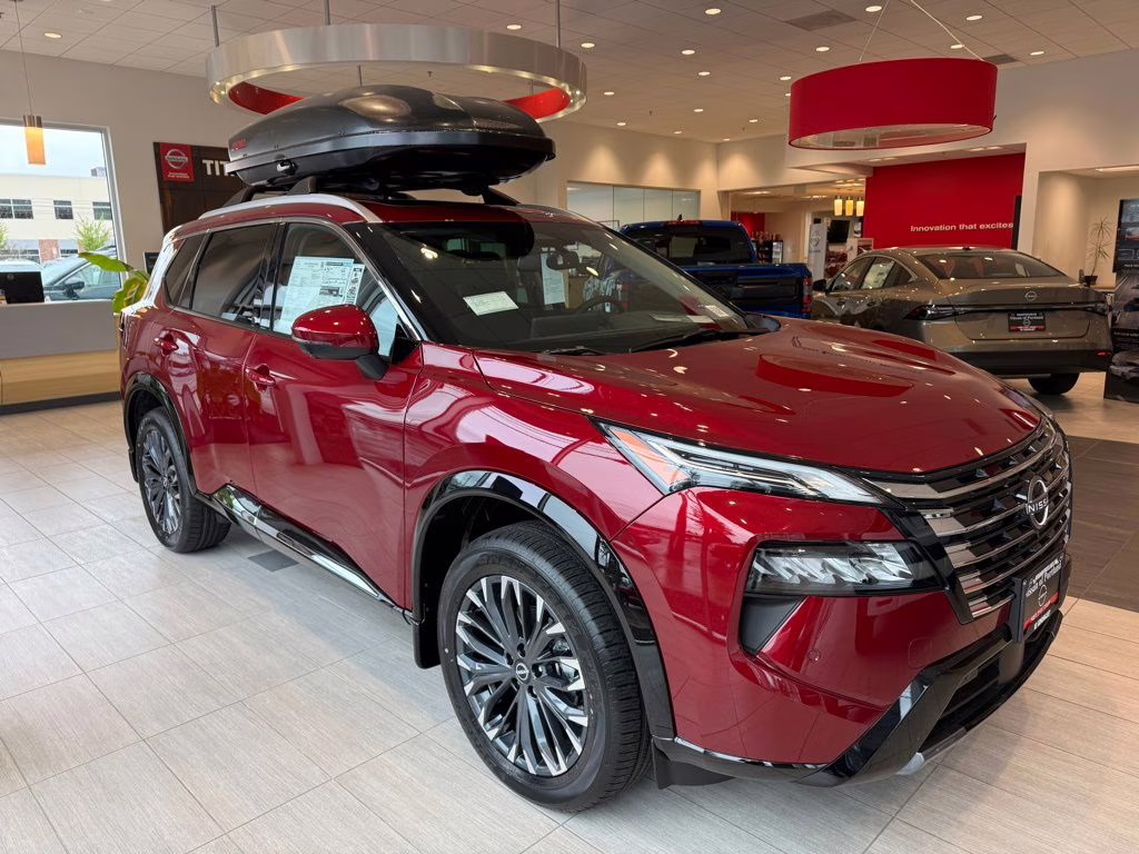 2026 Scarlet Ember Tintcoat Nissan Rogue Platinum AWD SUV