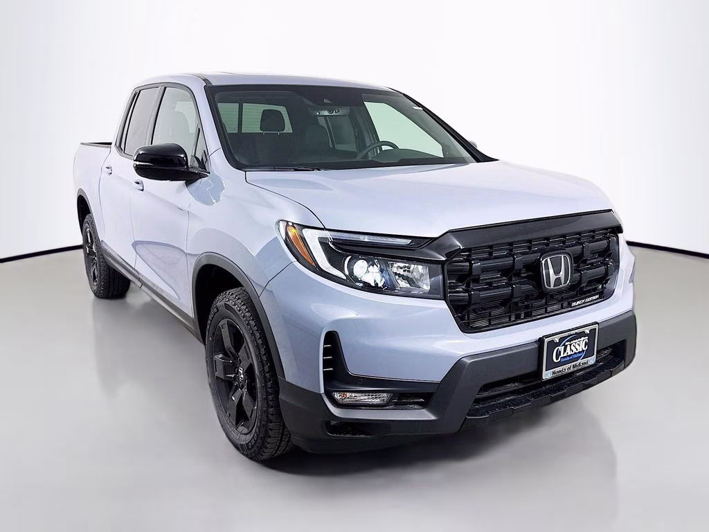 2026 Sonic Gray Pearl Honda Ridgeline Black Edition AWD Truck