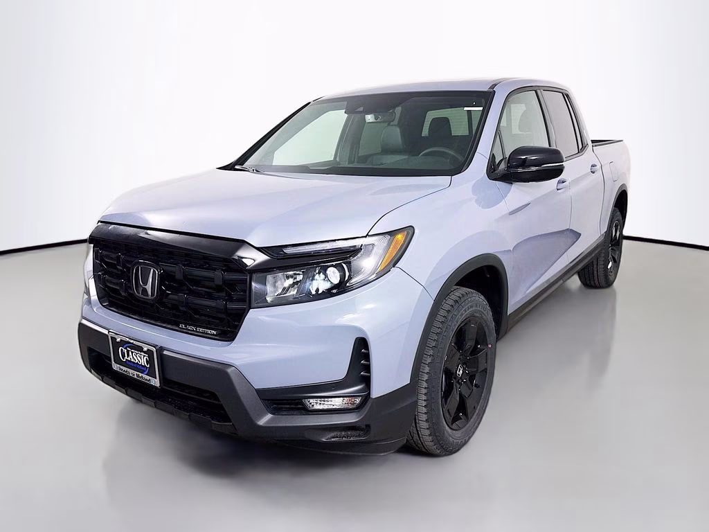 2026 Sonic Gray Pearl Honda Ridgeline Black Edition AWD Truck