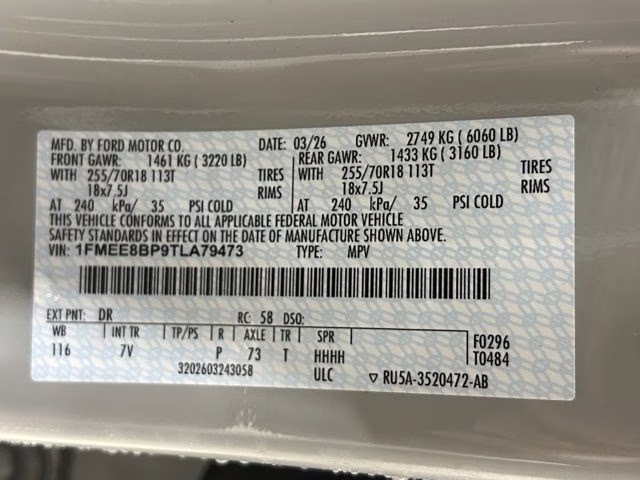 2026 Avalanche Gray Ford Bronco Outer Banks 4X4 SUV