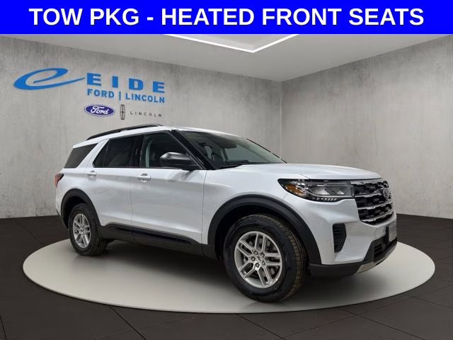 2026 Space White Metallic Ford Explorer Active 4X4 SUV