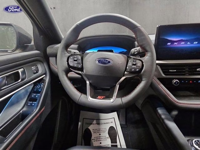 2026 Star White Metallic Tri-Coat Ford Explorer ST 4X4 SUV