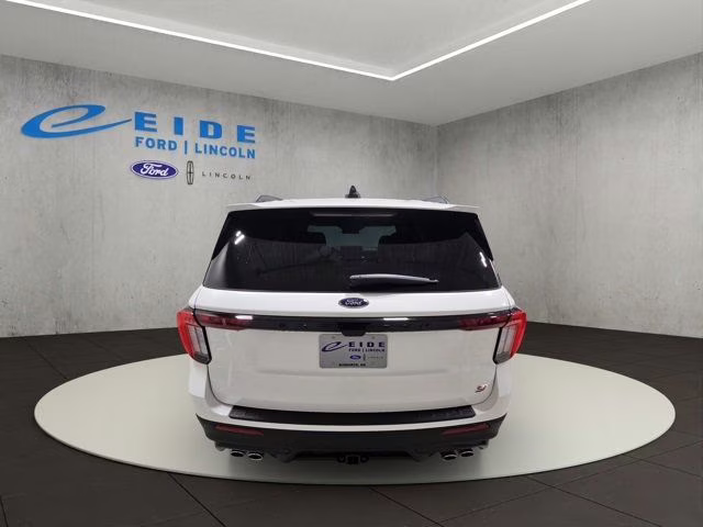 2026 Star White Metallic Tri-Coat Ford Explorer ST 4X4 SUV