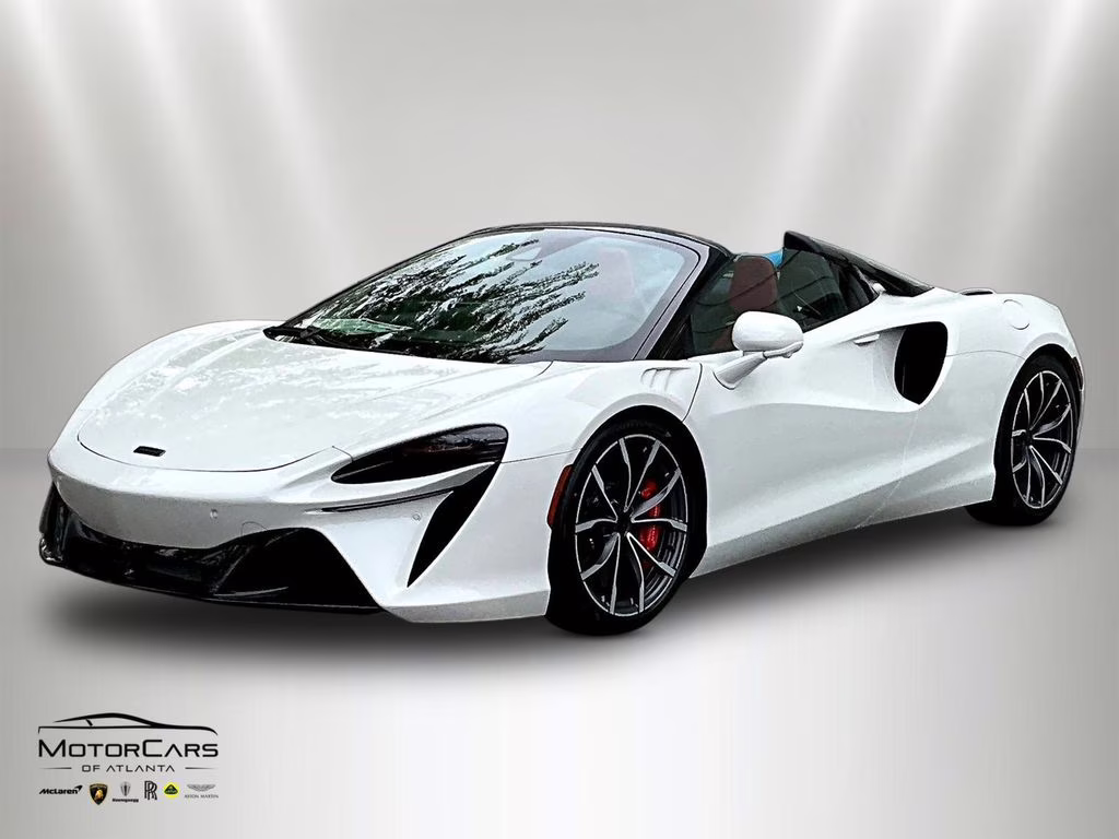 2026 Ice White McLaren Artura Spider TechLux RWD Convertible