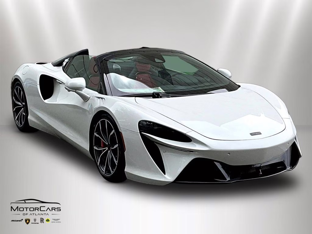 2026 Ice White McLaren Artura Spider TechLux RWD Convertible