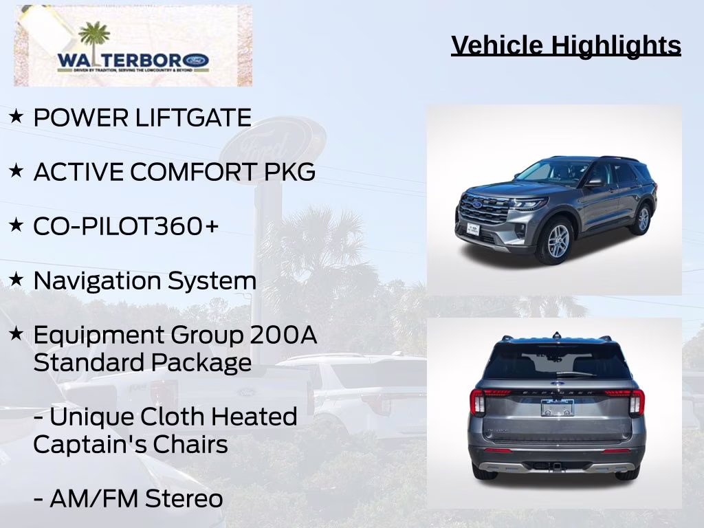 2026 Carbonized Gray Metallic Ford Explorer Active RWD SUV