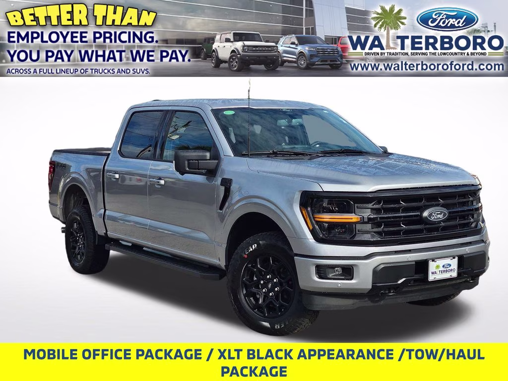 2026 Iconic Silver Metallic Ford F-150 XLT 4X4 Truck