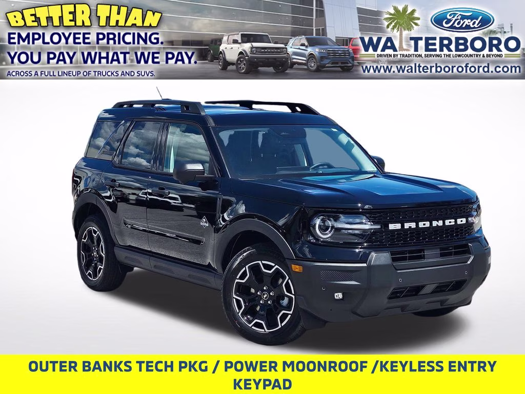 2026 Shadow Black Ford Bronco Sport Outer Banks 4X4 SUV