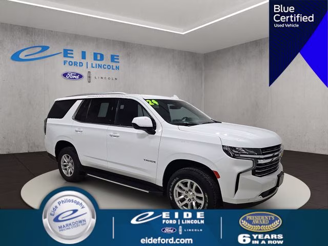 2024 Summit White Chevrolet Tahoe LT 4X4 SUV