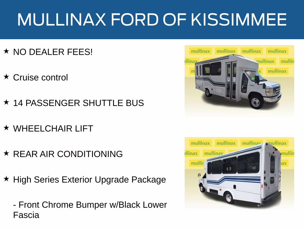 2015 Oxford White Ford E-450SD Base RWD Truck