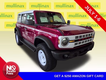 2026 Ruby Red Metallic Tinted Clearcoat Ford Bronco Heritage Edition 4X4 SUV