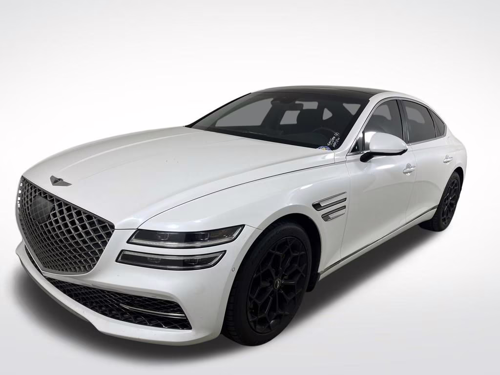 2021 Uyuni White Genesis G80 2.5T AWD Sedan