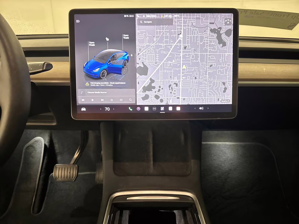 2022 Deep Blue Metallic Tesla Model Y Long Range AWD SUV