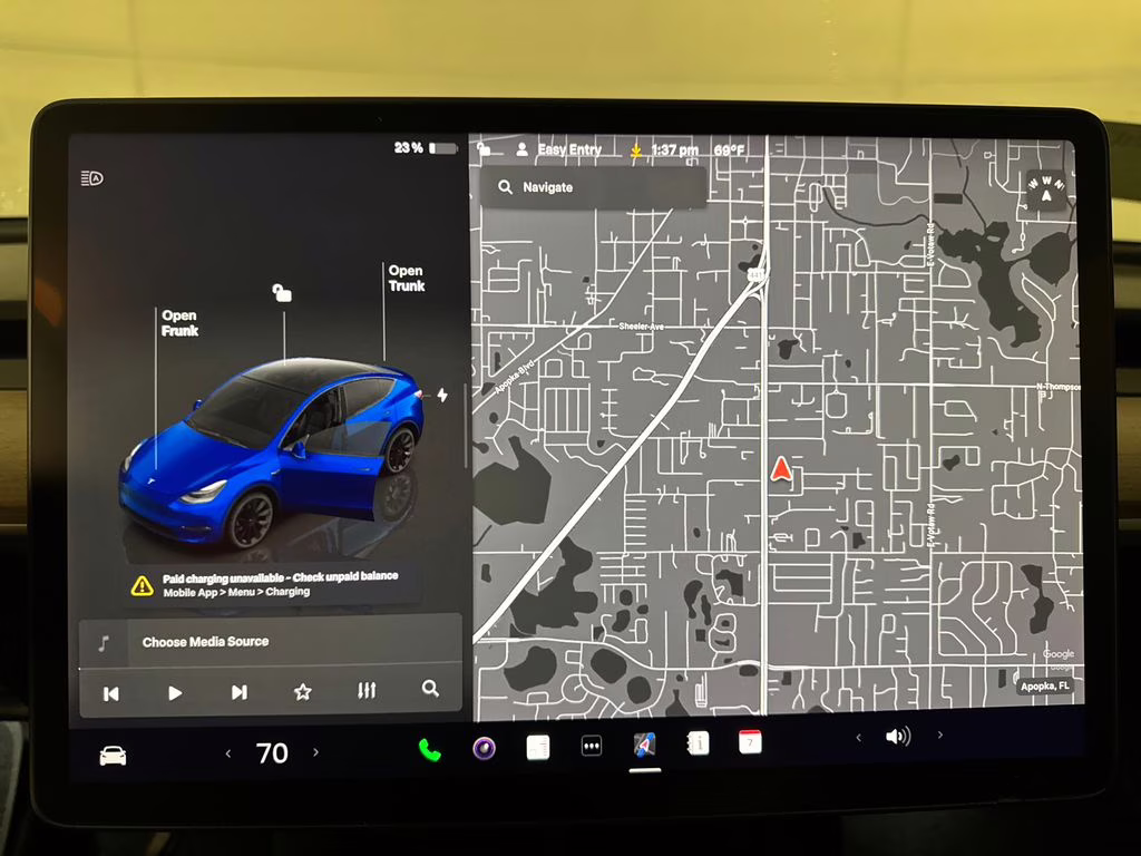 2022 Deep Blue Metallic Tesla Model Y Long Range AWD SUV