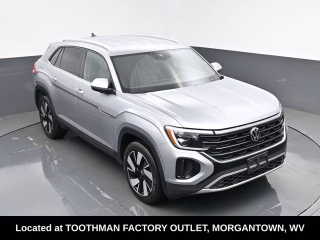 2024 Gray Volkswagen Atlas Cross Sport 2.0T SE w/Technology AWD SUV