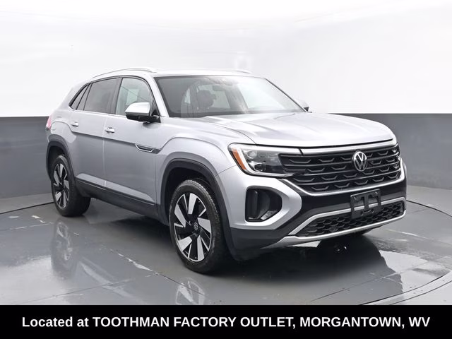 2024 Gray Volkswagen Atlas Cross Sport 2.0T SE w/Technology AWD SUV