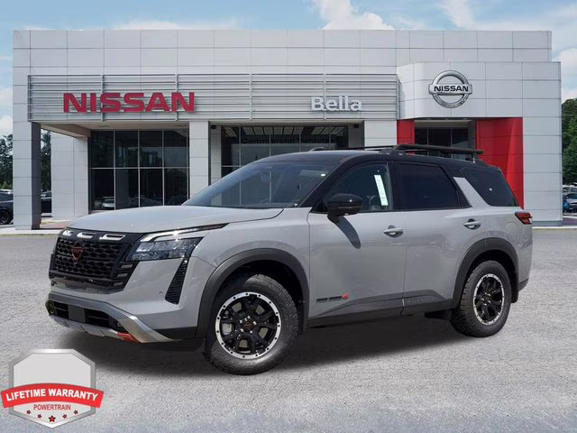 2026 Boulder Gray/Super Black Nissan Pathfinder Rock Creek 4X4 SUV
