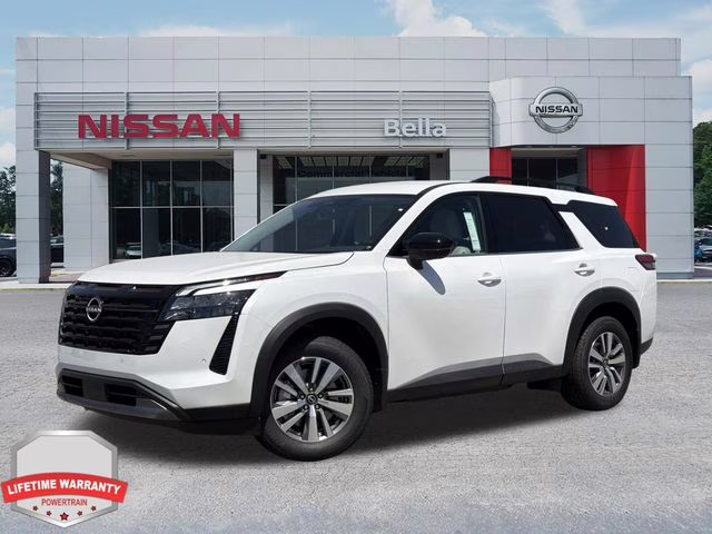 2026 Everest White Pearl Tricoat Nissan Pathfinder SL 4X4 SUV