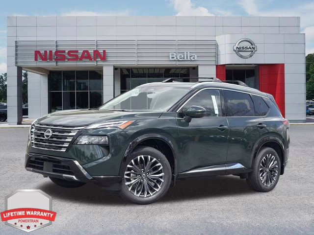 2026 Obsidian Green Nissan Rogue Platinum AWD SUV