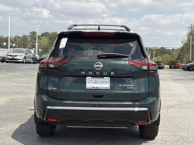 2026 Obsidian Green Nissan Rogue Platinum AWD SUV