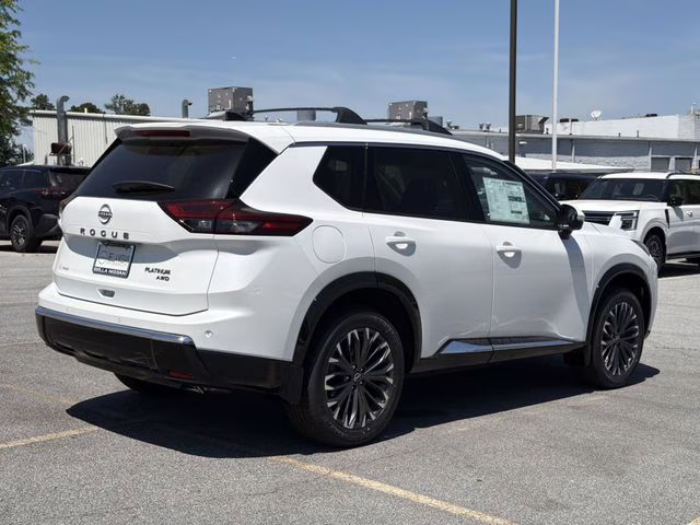 2026 Everest White Pearl Tricoat Nissan Rogue Platinum AWD SUV